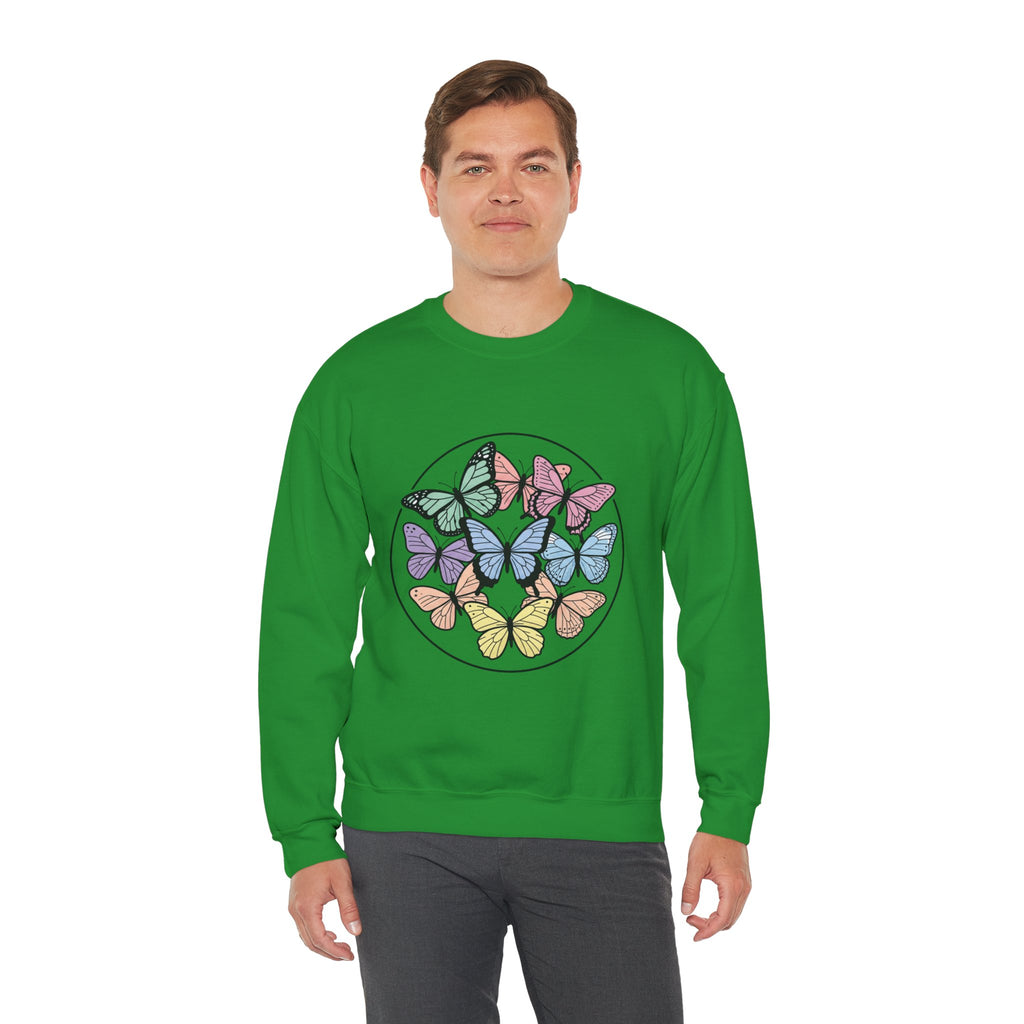 Unisex Colorful Butterfly Sweatshirt
