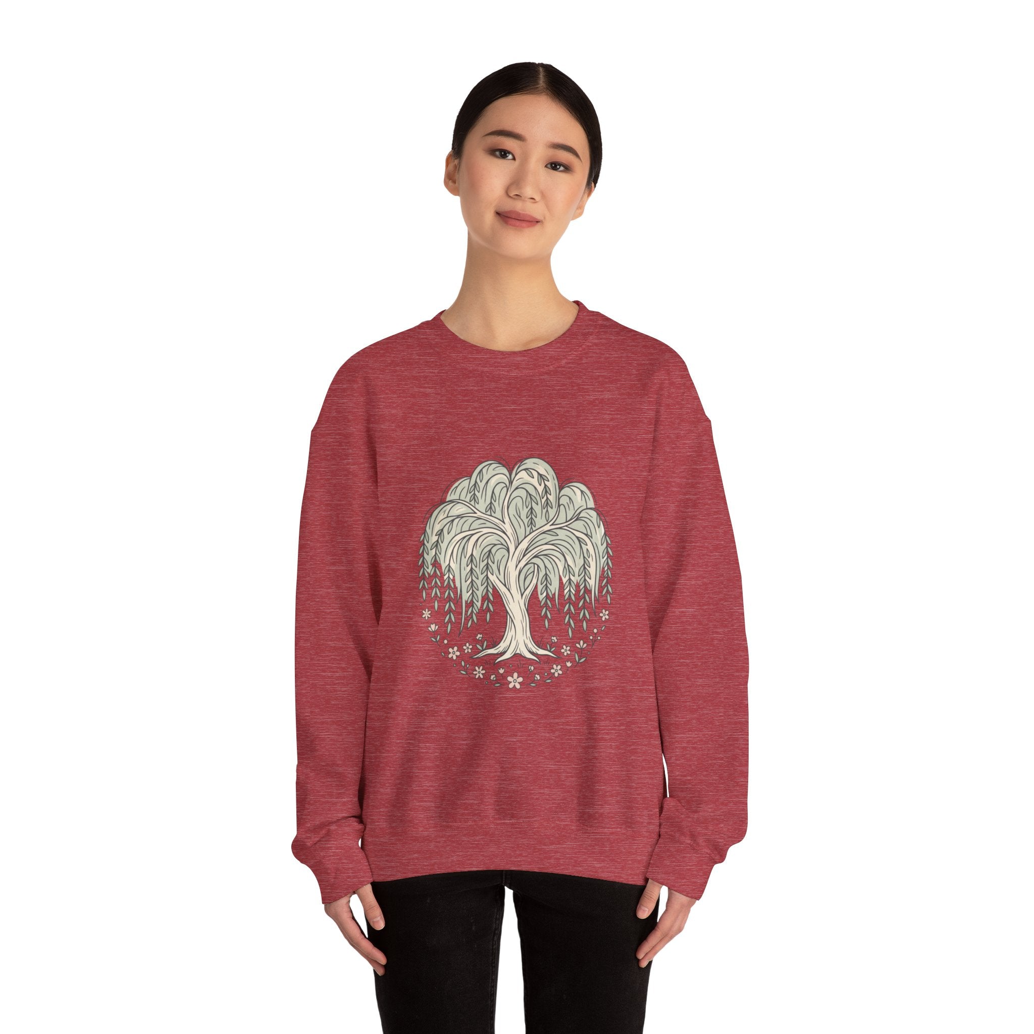 Unisex Willow Tree Illustration Sweatshirt