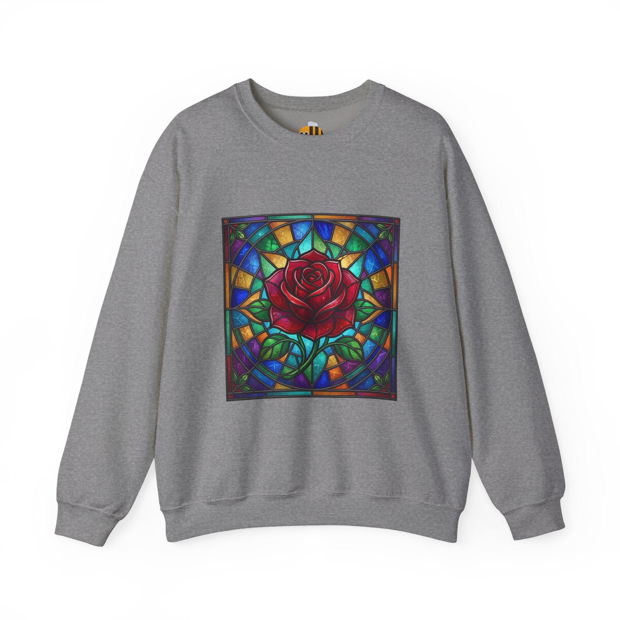 Unisex Red Rose Sweatshirt