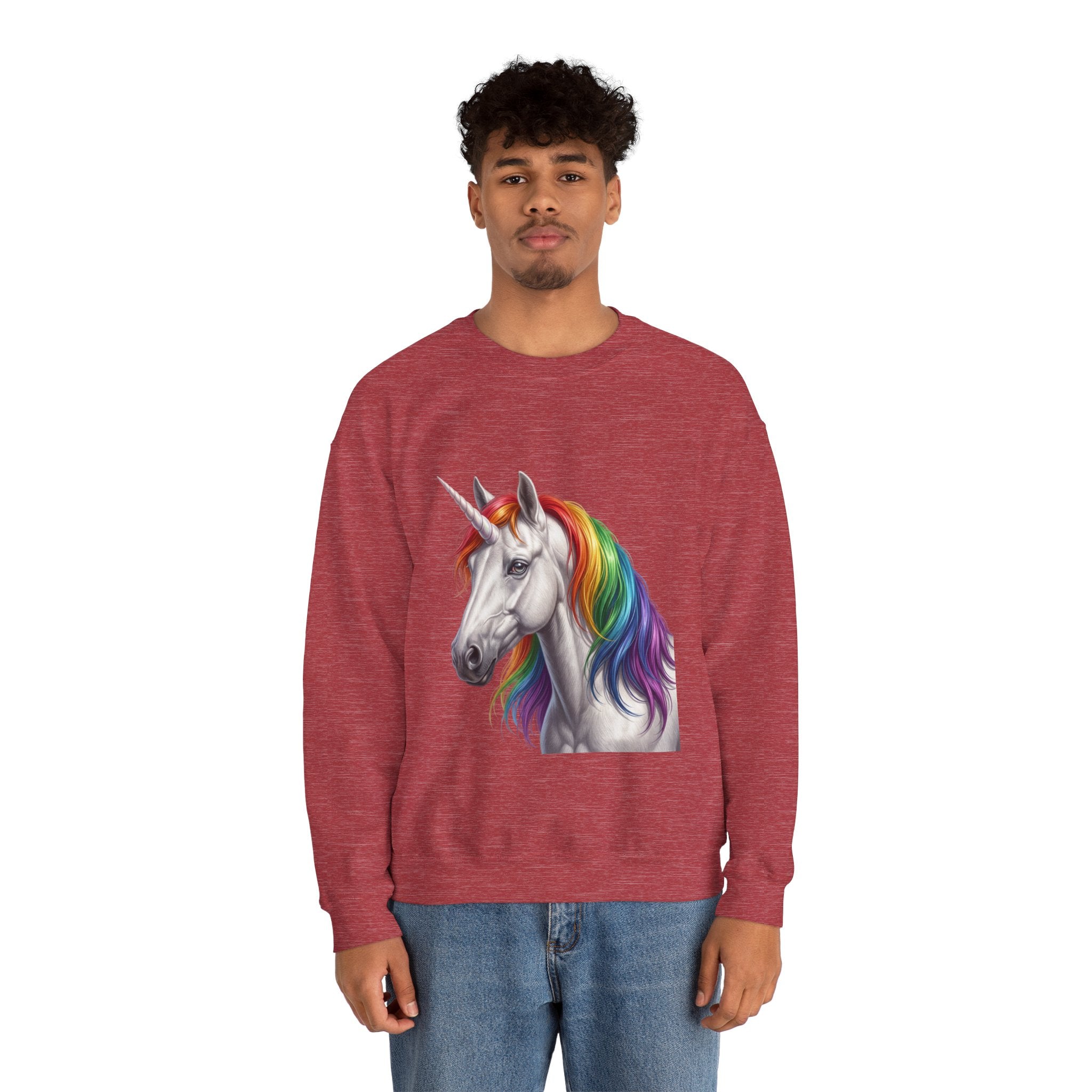 Unisex Rainbow Unicorn Sweatshirt