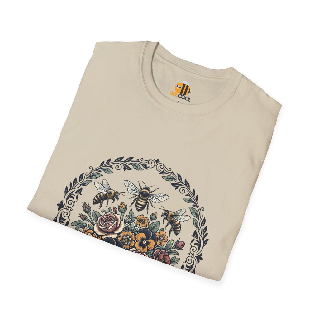 Unisex Bees and Flowers T-Shirt