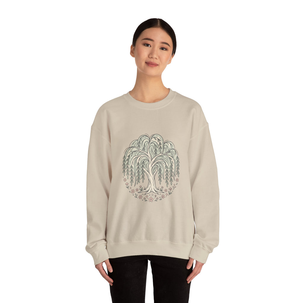 Unisex Willow Tree Illustration Sweatshirt