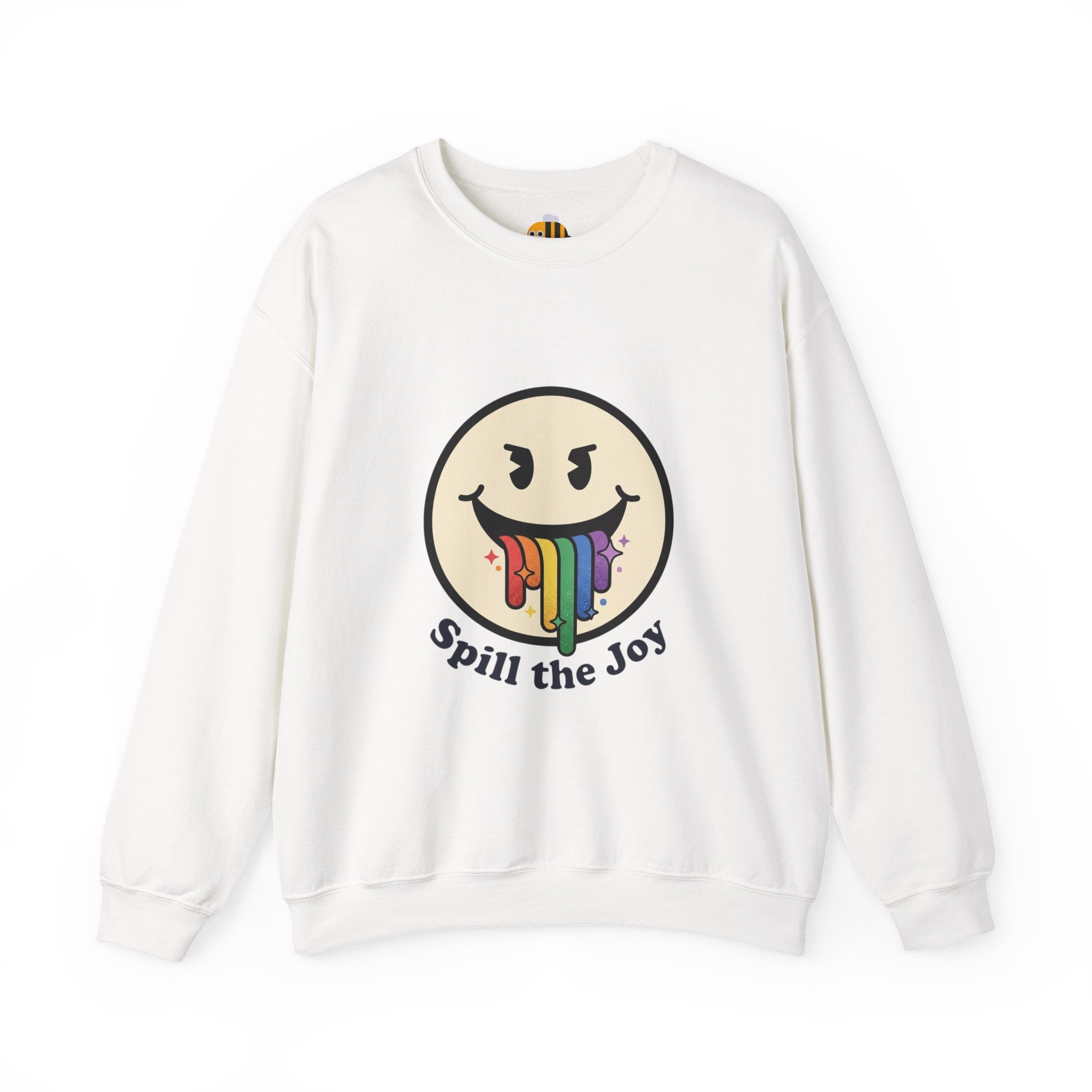 Unisex Rainbow Smiley Sweatshirt