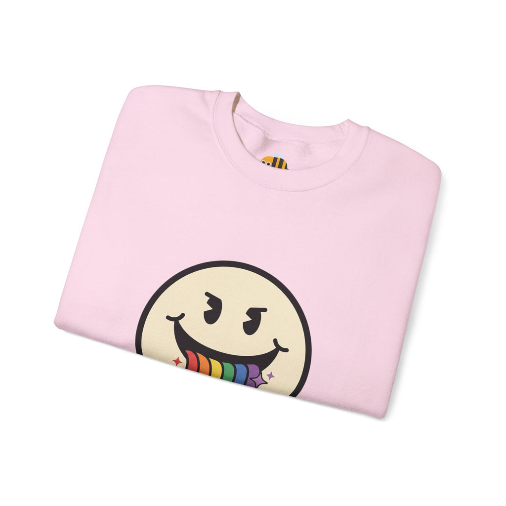 Unisex Rainbow Smiley Sweatshirt
