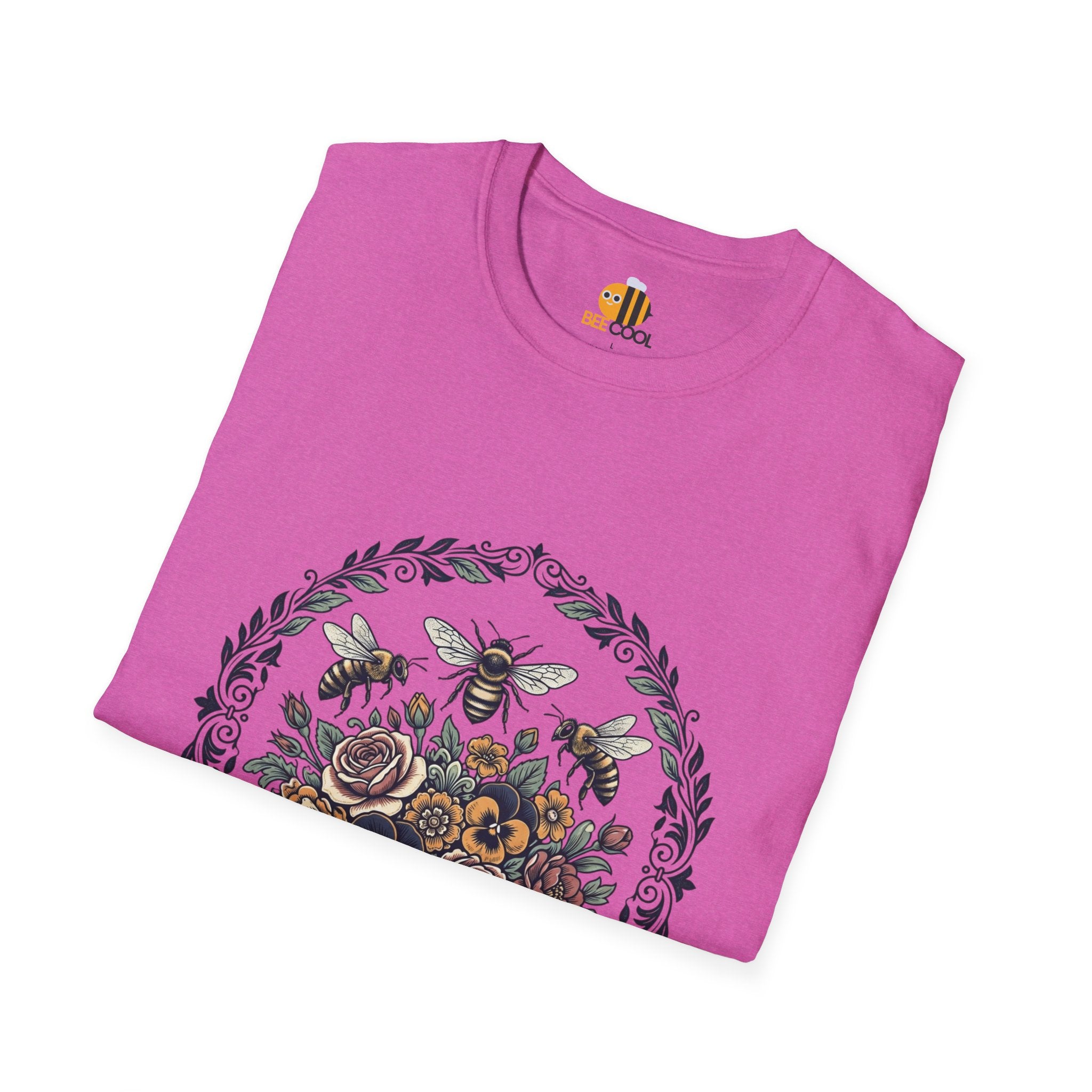 Unisex Bees and Flowers T-Shirt