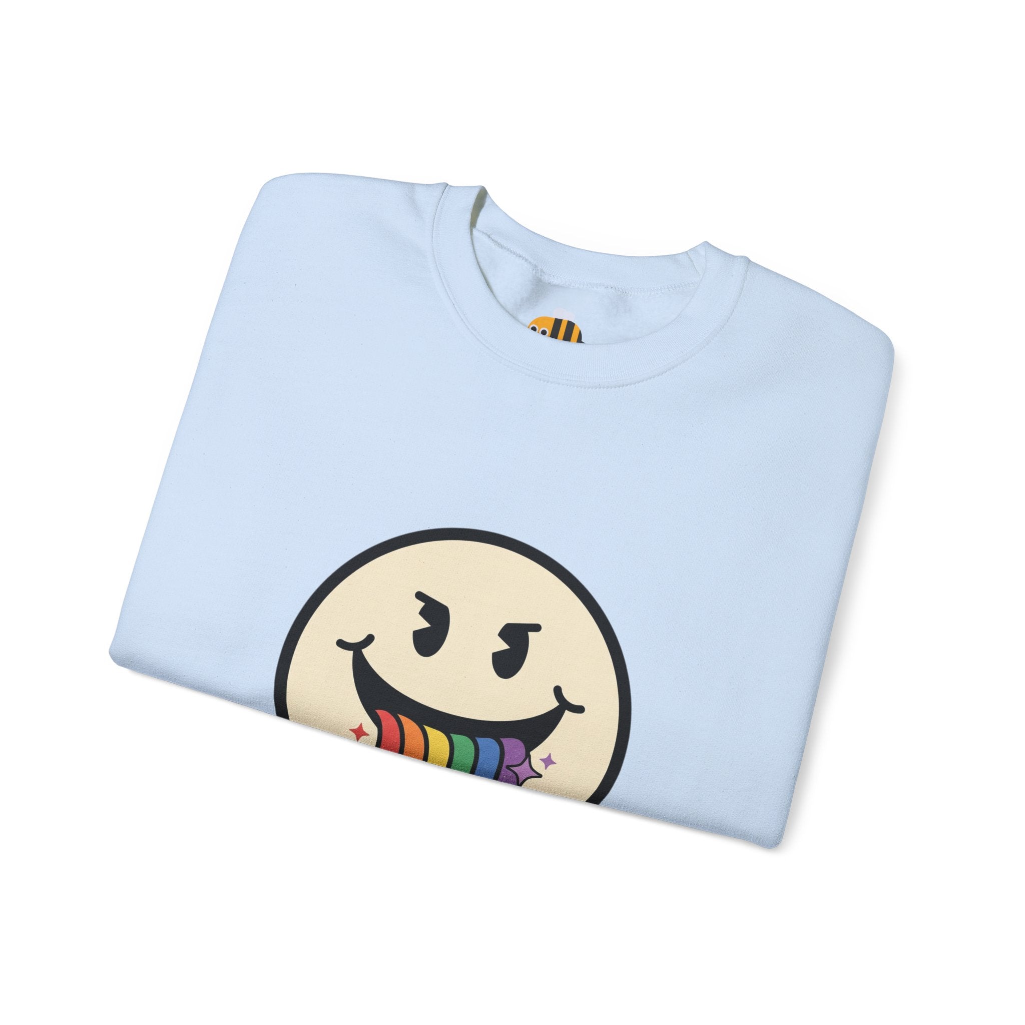 Unisex Rainbow Smiley Sweatshirt